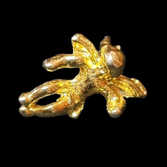 Cherub Tie Tack Gold-tone 1/2" Angel Church Religious Formal Office Career Gift - Picture 2 of 7
